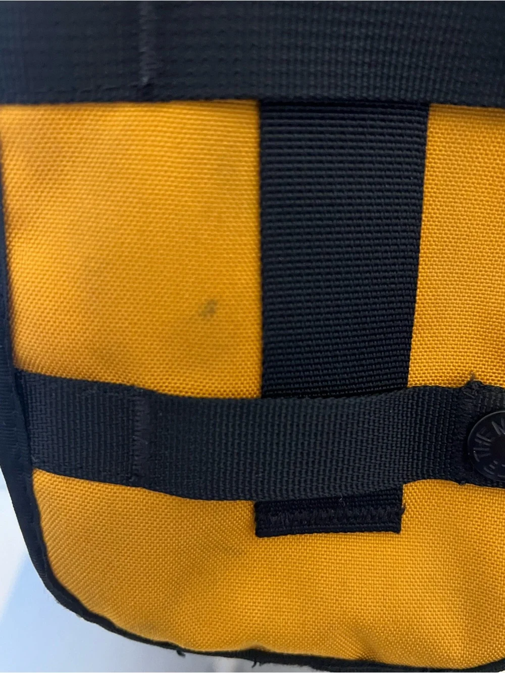 The North Face x Supreme Yellow Crossbody Belt Bag with Black Trim